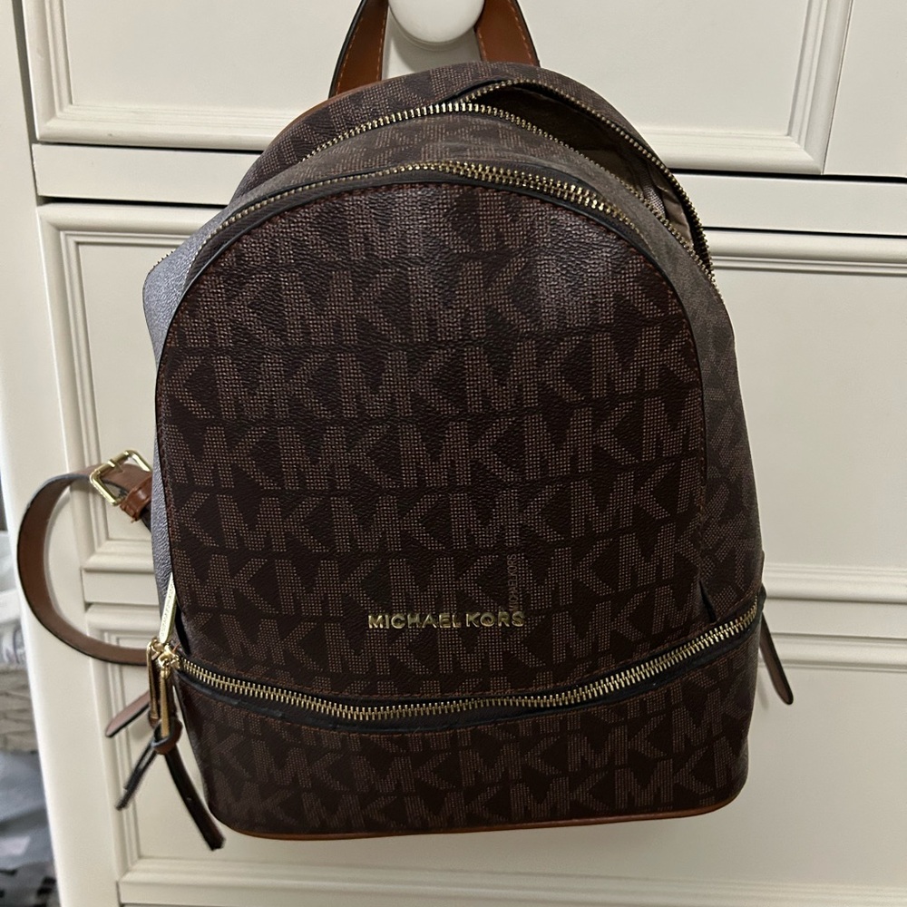 Michael Kors Brown Backpack